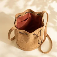 Bark Bucket Bag, inside or side view