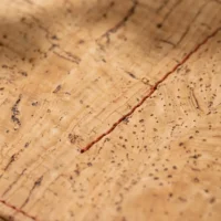 Bifold Wallet, close-up of the cork grain