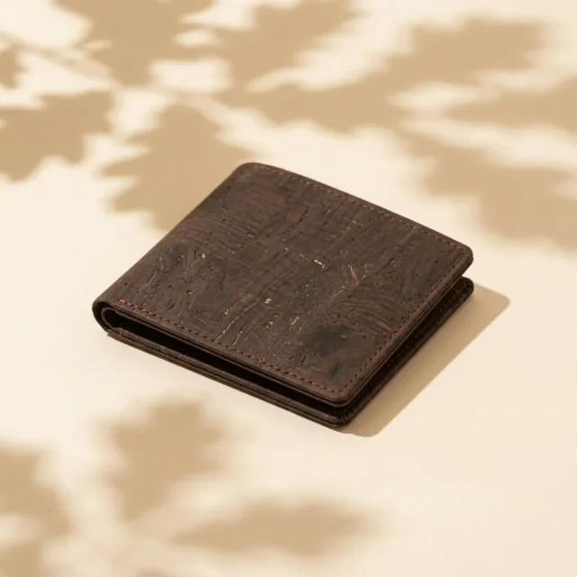 Bifold Pung i Røget kork