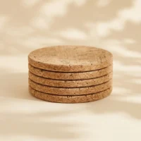 Coasters with Holder, Set of 6, inside or side view