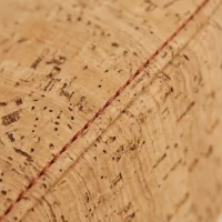 Crescent Shoulder Bag, close-up of the cork grain
