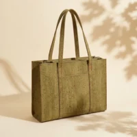 Harvest Tote i Mosgrøn kork