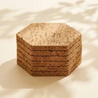 Hex Coasters, Set of 6, inside or side view