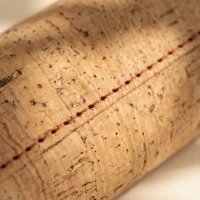 Pencil Pouch, close-up of the cork grain