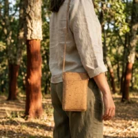 Phone Sling in use, under cork oaks
