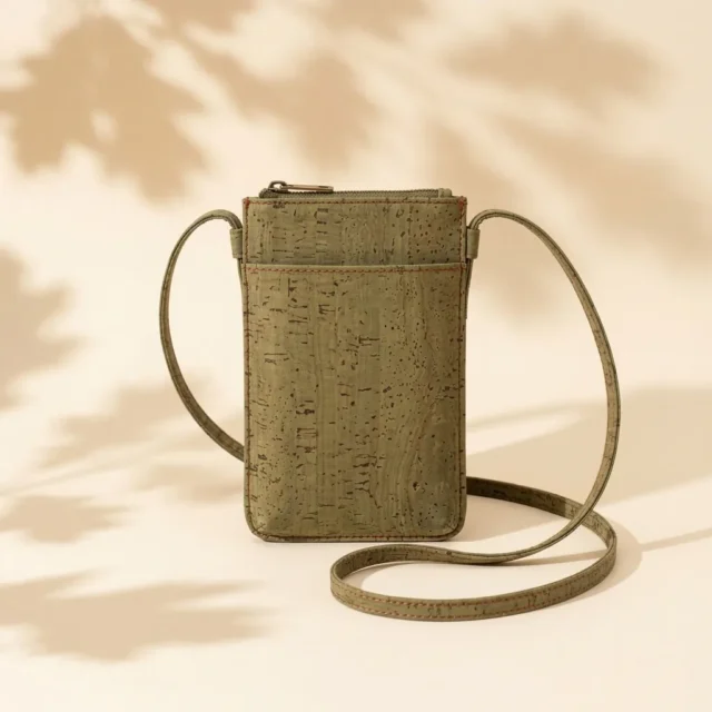 Phone Sling in Moss cork