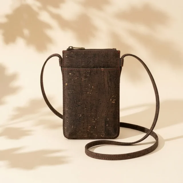 Phone Sling i Røget kork