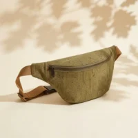 Ridge Belt Bag i Mosgrøn kork