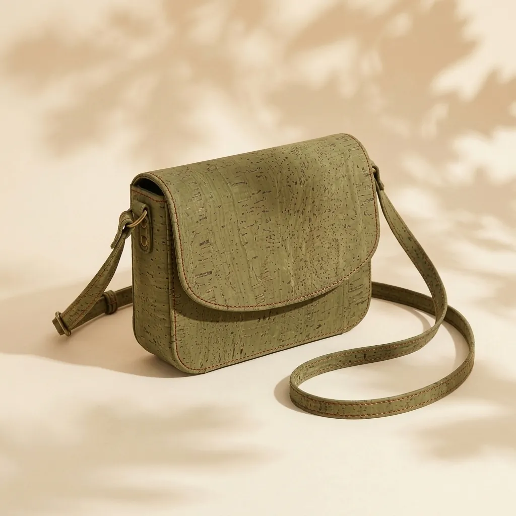 Ring Crossbody en corcho Musgo