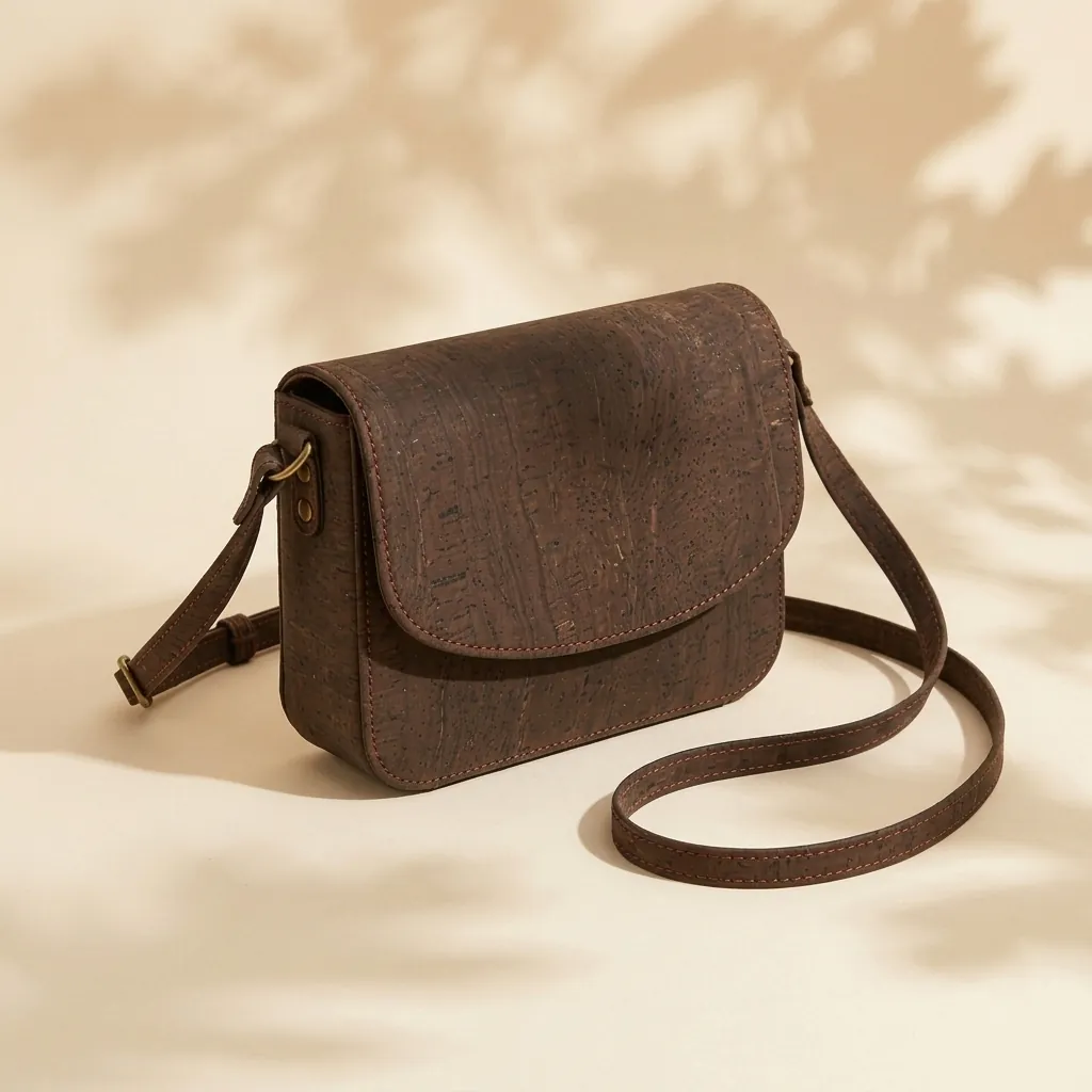 Ring Crossbody in Gerookt kurk