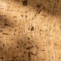 Square Coasters, Set of 4, close-up of the cork grain
