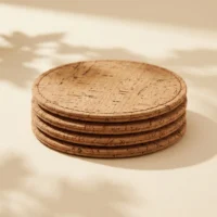 Stitched Coasters, Set of 4, inside or side view