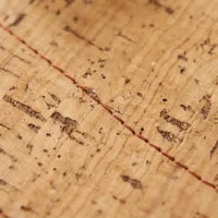 Stitched Coasters, Set of 4, close-up of the cork grain