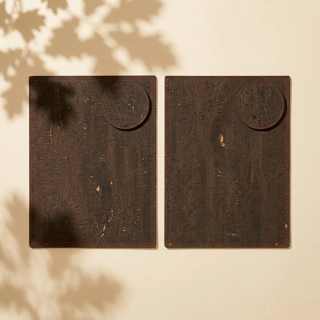 Table for Two Set in Smoked cork