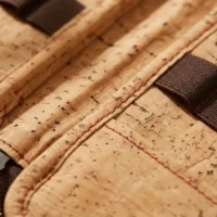 Tech Pouch, close-up of the cork grain