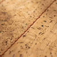 Three-Tone Coasters, Set of 6, close-up of the cork grain