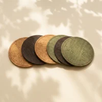 Three-Tone Coasters, Set of 6, product image